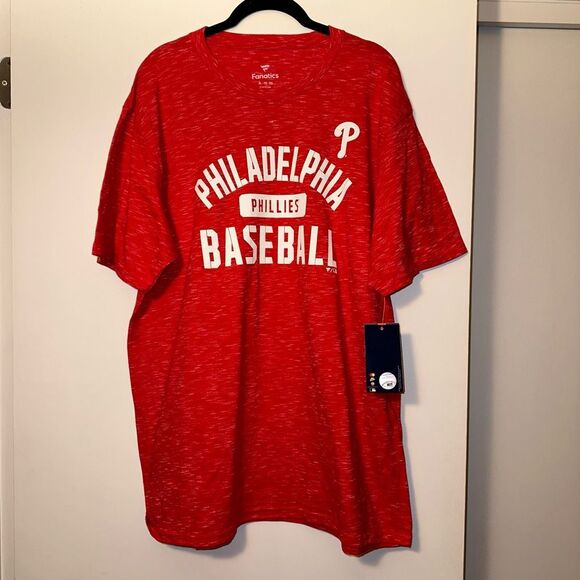 Fanatics Philadelphia Phillies MLB Baseball Graphic Tee Unisex Size XL NWT - Picture 1 of 8